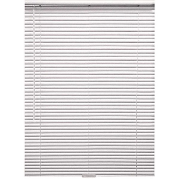 Designers Touch White Cordless Room Darkening Aluminum Mini Blinds with 1 in slats 70 in. W x 60 in. L 10793478522613